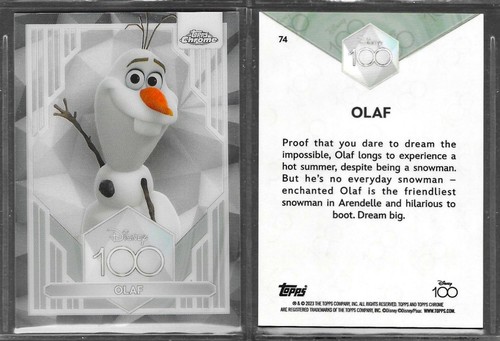 Topps chrome 2023 disney - disney, 100
