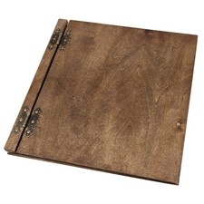 Familienalbum Holz XXL Holzalbum 39x37 cm Fotoalbum Gästebuch Geschenk Hochzeit