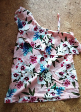 Schickes Shirt Rosa/Weiß/Pink Gr. S/36 Blumen Takko Fashion