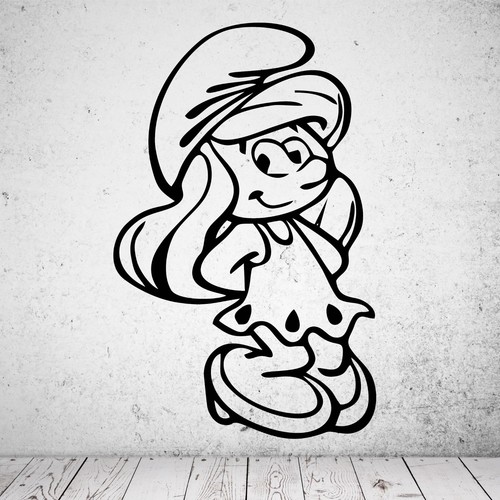 Wandtattoo die schlümpfe - wandtattoo,