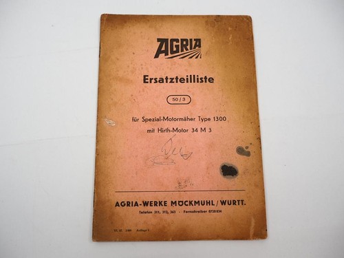 Original agria 1300 - agria,