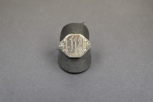 Antiker herrenring silber und - herrenring,
