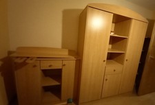 Kinderkleiderschrank  buche