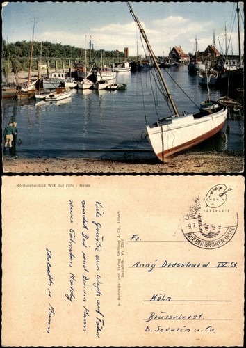 Ansichtskarte wyk - ansichtskarte, (föhr)