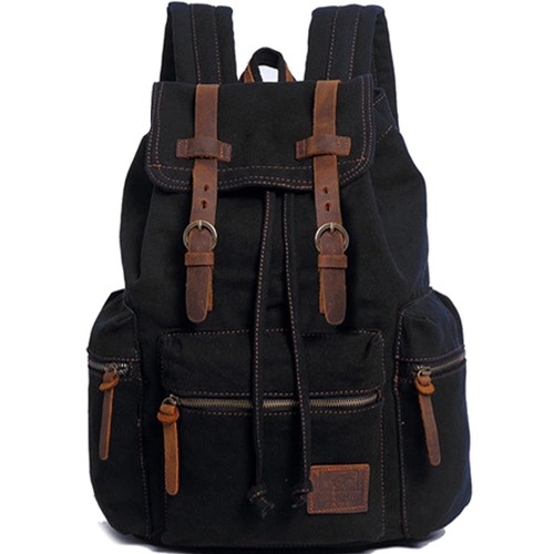 Retro segeltuch rucksack - segeltuch,