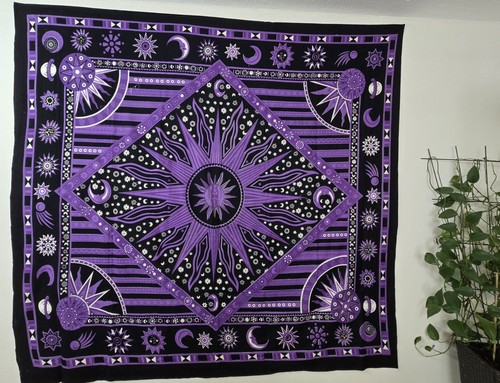 Xxl wandtuch mandala lila - xxl,