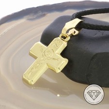 SONDERAKTION WERT 790,- Kreuz Kruzifix Anhänger 585 Gold 14k 14 KT 34,5mm XXYY
