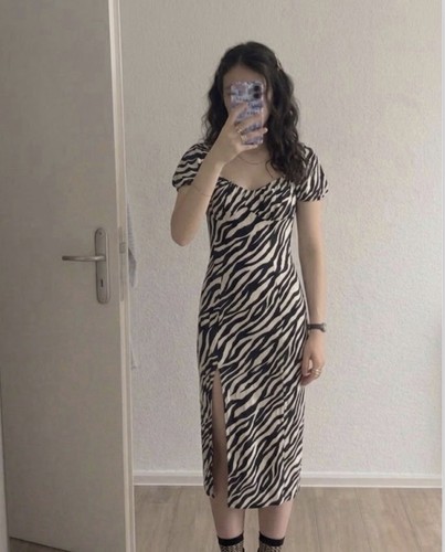 Maxikleid mit schwarz - maxikleid,