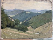 Aquarell "Eifel Landschaft bei