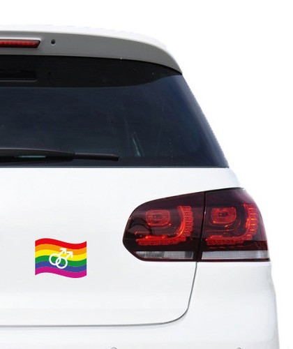 Premium aufkleber regenbogen - premium,