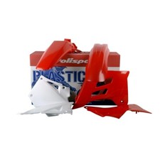 Plastiksatz rot-weiß für Gas