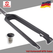 TOSEEK MTB 26/27.5/29" 28.6 mm Fahrrad Carbon Starre Gerade Gabel Starrgabel