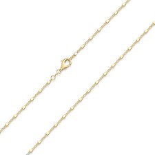 MATERIA Würfel Kette Gold