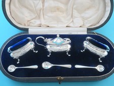 Gewürzset - 925er Silber - Birmingham 1938 - #17807