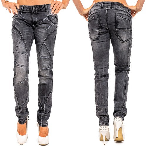 Cipo baxx damen - jeans, black