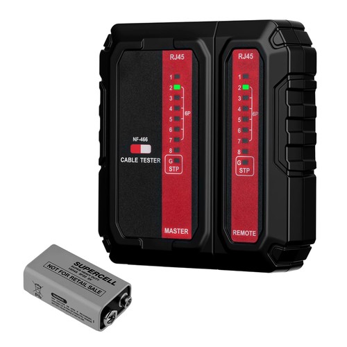 Rj45 rj11 kabeltester - rj11,