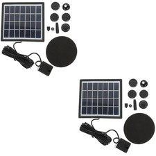  2 Sets Solarbrunnen Draußen