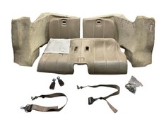 Mercedes SL / R129 / Rückbank Rücksitzbank Ledersitz 275 Gurtschloss BESCHÄDIGT