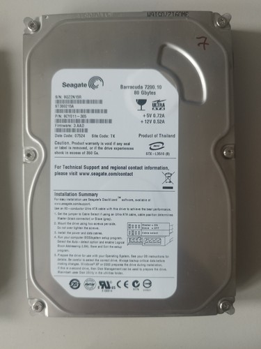 Seagate ide festplatte gb - ide, 80