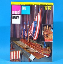 Modellbau heute 12 1989 Flugzeuge Schiffe Fahrzeuge | Bauplan F3D-1-Modell