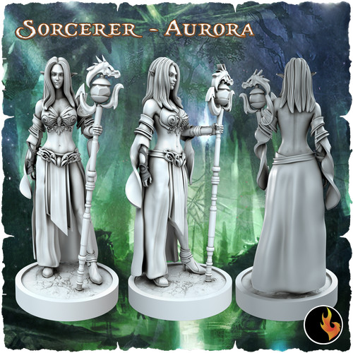 Elf zauberin miniatur - elf,