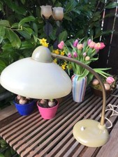 Seltene 50er Jahre Schwanenhals Tischlampe Schreibtischlampe Original BakelitM41