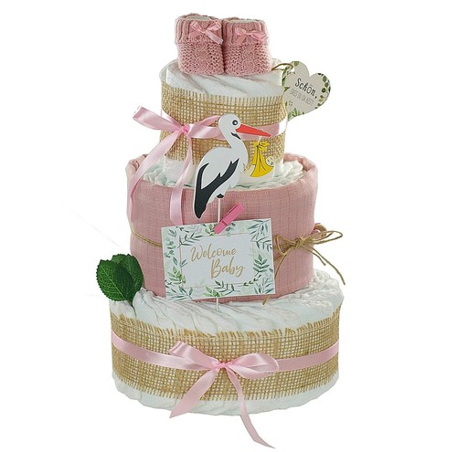 Windeltorte storch mit - storch,