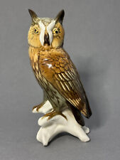 Porzellanfigur Ens Waldohreule Eule Uhu Kauz Long – Eared Owl Porzellan Figur