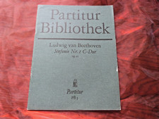 BEETHOVEN Sinfonie Nr. 1 C-Dur Op. 21 Partitur