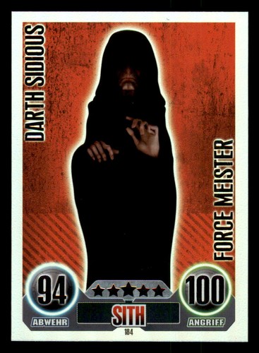Darth sidious force attax - sidious,