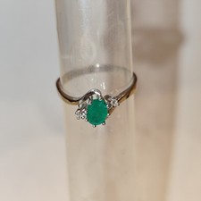 Weißgoldring  14kt = 585  Gr