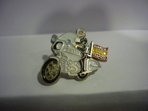Pins police moto guardia - police,