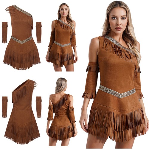 Damen indianerin hippie - de,