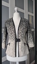 Joseph Ribkoff Blazer schwarz beige in Größe 40 wie NEU elegant chic