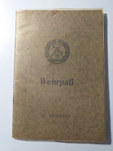 Dokument ddr east germany - ddr,