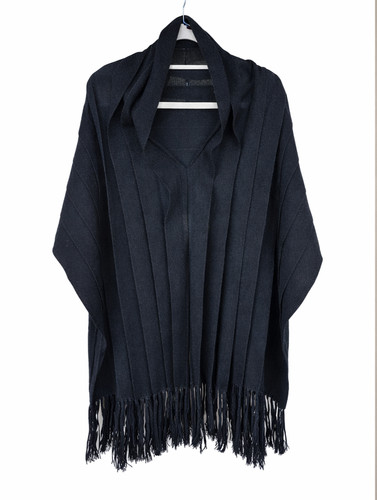 Damen poncho umhang - poncho, 42-44