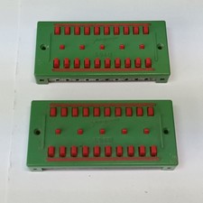 Fleischmann H0/N Nr. 6940 Verteilerplatte, 2-polig, 2 Stck. gebraucht