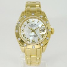 ROLEX Datejust Lady Pearlmaster 69318 in 18ct Gelbgold von 1994/1995