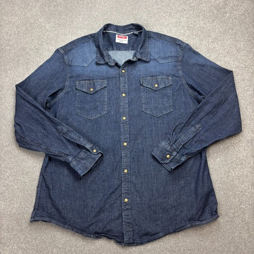 Wrangler jeanshemd erwachsene - jeanshemd,