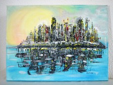 Abstrakte MALEREI Kunst ACRYL