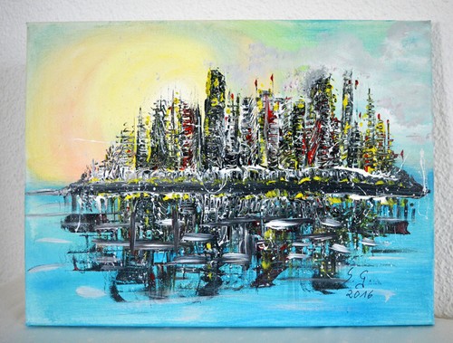 Abstrakte malerei kunst - abstrakte,