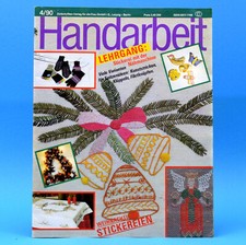 DDR Handarbeit 4 1990 | Verlag für die Frau Adventszeit Spieltiere Hausschuhe A