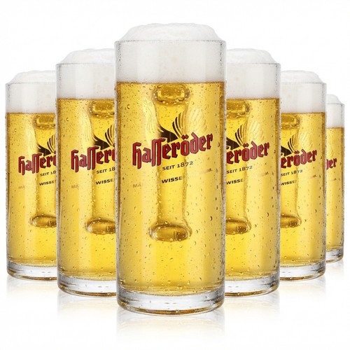 Hasseröder bier gläser - 6x,