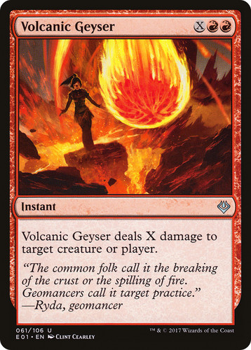 Mtg volcanic geyser - -,