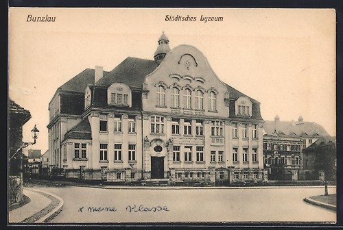 Ansichtskarte bunzlau partie - ansichtskarte, bunzlau,