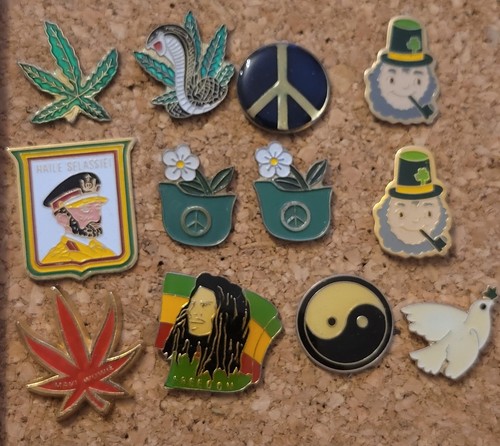 Konvolut pin reggae - 12, pin's