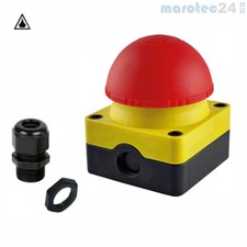 Grobhandtaster Fußtaster Pilztaster Taster Not-Aus Buzzer 1 Schließer + 1 Öffner