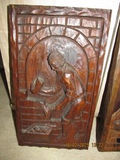 Holzbild geschnitzt, 150 Jahre