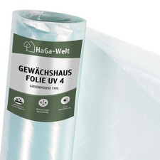 Gewächshausfolie Treibhaus Folie Tomatengewächshaus HaGa® UV4 6m,8m und 12m Br.