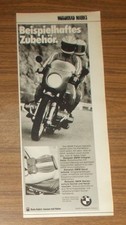 Seltene Werbung BMW Motorrad Zubehör Integralhelm Nierenschutz-Gürtel 1978